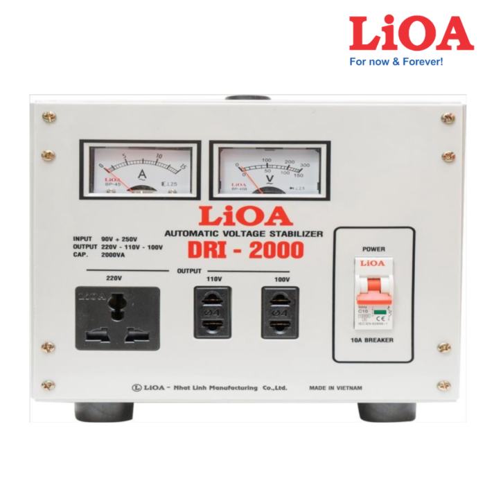 Ổn Áp 1 Pha LIOA 2kVA DRI-2000II | Bách Hoá Điện