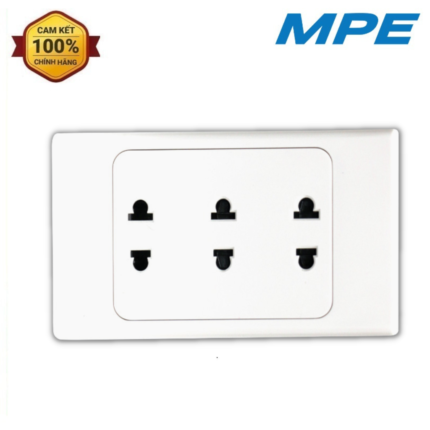 Ổ cắm ba 2 chấu MPE A20US3N | Bách Hoá Điện