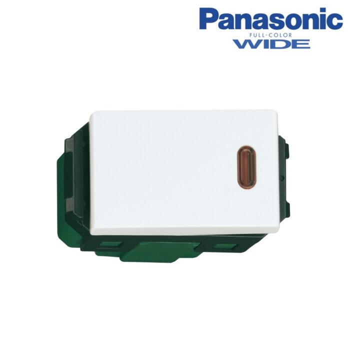 Công tắc 1 chiều có đèn báo khi on Panasonic Wide WEG5141SW | Bách Hoá Điện
