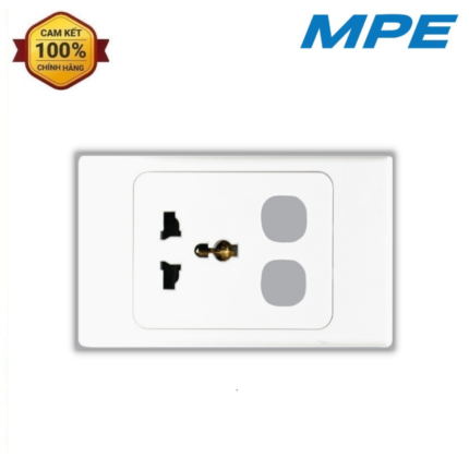 Ổ cắm đơn đa năng và 2 lỗ MPE A20USMXXN | Bách Hoá Điện