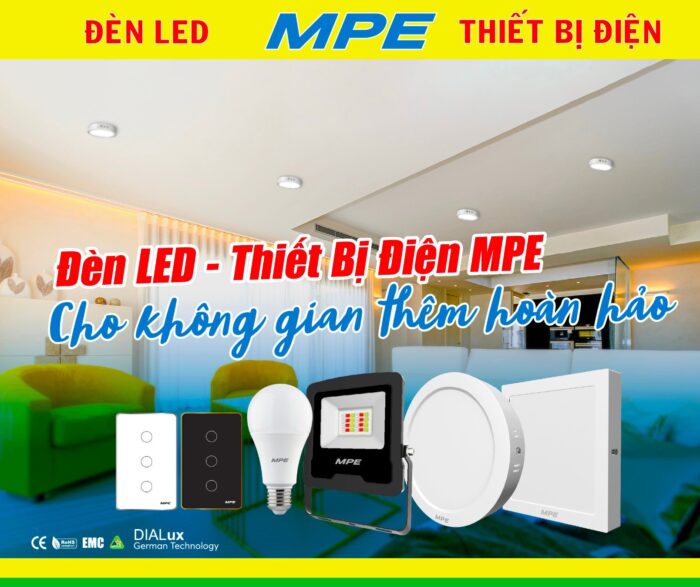 Đèn LED Ốp Trần Cảm Biến Chuyển Động 12W MPE SRPL/MS