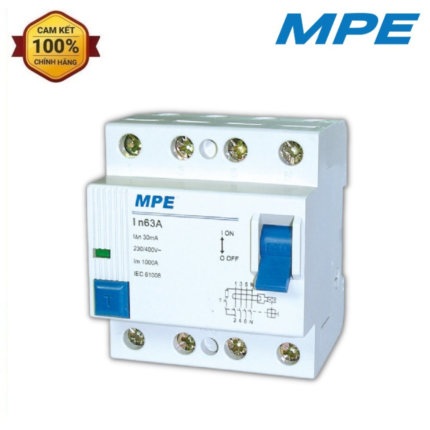 Cầu Dao Chống Rò RCCB 4P 32A MPE MEL-30/432 | Bách Hoá Điện