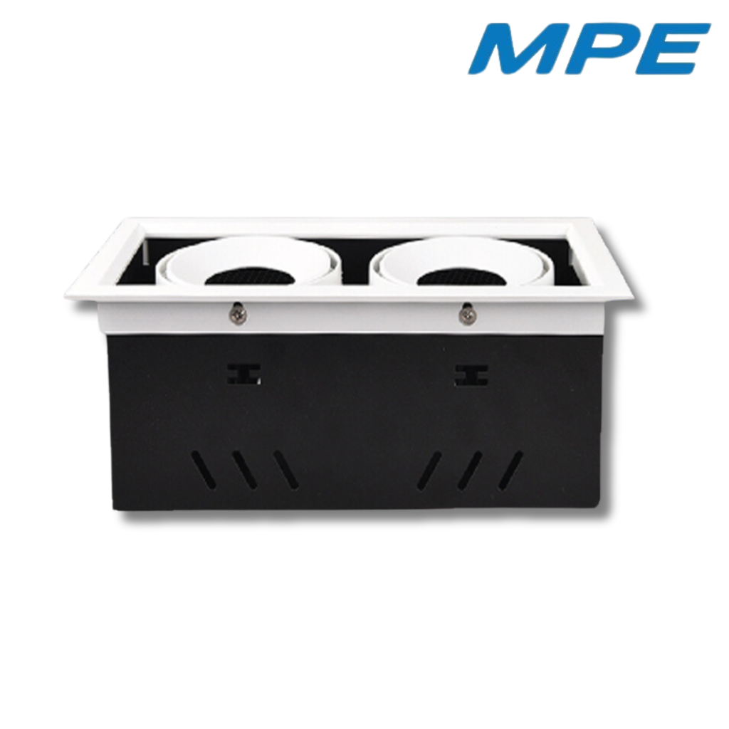 den-led-chieu-diem-am-tran-dieu-chinh-huong-sang-mpe-dls-20wx2-anh-dai-dien Đèn Led Chiếu Điểm Âm Trần Điều Chỉnh Hướng Sáng MPE DLS 20Wx2 | Bách Hoá Điện