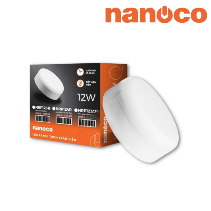 Đèn Led Ốp Trần Nổi Tràn Viền Nanoco 12W Seri NRP | Bách Hoá Điện